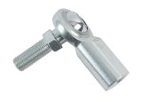 QA1 C Series 2-Pc Rod End - Female/Right Hand - .375in Bore x 3/8-24 w/Stud - Carbon Steel thumbnail 1