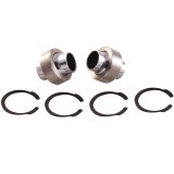 QA1 COM-T Series Bearing Kit w/Snap Ring - .5in x 1in Wide - Heat Treated Chrome Plated Steel w/PTFE thumbnail 2