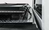 Access LOMAX Alum Tri-Fold Cover w/Split Rails BK Urethane Finish 19-20 Dodge Ram-5ft 7in w/o RamBox thumbnail 5