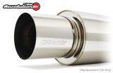 GReddy Universal 3in Revolution RS Muffler SS Tip - 115mm Dia / 185mm Length thumbnail 4
