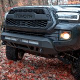 Cali Raised 16-23 Toyota Tacoma Stealth Bumper - No Bull Bar / 32In Led Bar Combo W/ Small Switch thumbnail 1