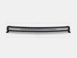 Cali Raised 42 Curved Dual Row 5D Optic Osram Led Bar - Spot thumbnail 1