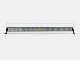 Cali Raised 52 Dual Row 5D Optic Osram Led Bar - Combo thumbnail 1