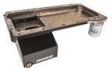 Moroso GM LS Swap (w/Front Sump & Spin-On Oil Filter Adapter) Wet Sump 6.5qt 6in Steel Oil Pan thumbnail 1