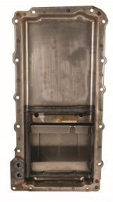 Moroso GM LS Swap (w/Rear Sump & Two -10An Fittings) Wet Sump 7qt 6in Baffled Steel Oil Pan - Black thumbnail 5