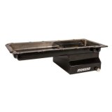 Moroso GM LS Swap (w/Rear Sump & Two -10An Fittings) Wet Sump 7qt 6in Baffled Steel Oil Pan - Black thumbnail 6