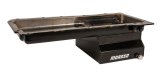 Moroso GM LS Swap (w/Rear Sump & Two -10An Fittings) Wet Sump 7qt 6in Baffled Steel Oil Pan - Black thumbnail 9