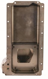 Moroso GM LS Swap/Early F-Body (w/Rear Sump/Spin-On Filter Adapter) Wet Sump 6in Steel Oil Pan - Blk thumbnail 5