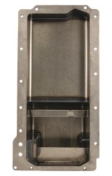 Moroso GM LS Swap/A-Body (w/Rear Sump & Spin-On Filter Adapter) Wet Sump 6in Narrow Steel Oil Pan thumbnail 5