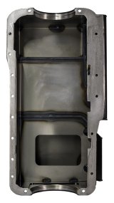 Moroso Ford 351W (w/Rear Sump & Billet End Seals) Power Pouch Wet Sump 7qt 9in Steel Oil Pan thumbnail 4