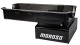Moroso Ford 289-302 (w/Front Sump) Road Race Baffled Wet Sump 7qt 8in Steel Oil Pan thumbnail 1