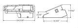 Moroso Toyota 3SGT 2.0L Turbo/5SFE Non Turbo Road Race Baffled Wet Sump 6.25qt 7-9/16in Alum Oil Pan thumbnail 2