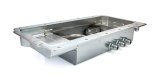 Moroso GM LS (w/Three Left Side Pick Ups) Fabricated Dry Sump 4in Steel Oil Pan thumbnail 3
