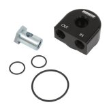 Moroso Universal Remote Oil Filter Adapter - 90 Degree - 18mm-1.5in Thread thumbnail 1