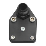 Moroso Chevrolet Small Block Fuel Pump Block-Off Plate w/Fitting - Billet Aluminum thumbnail 1