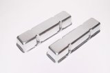 Moroso Chevrolet Small Block Valve Cover - 3.5in - No Logo - Polished Aluminum - Pair thumbnail 1