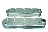 Moroso GM LS Valve Cover - 2.5in - w/Coil Mounts - COPO Breathers on Each Cover - Billet Alum - Pair thumbnail 2