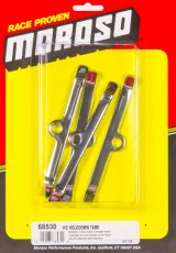 Moroso Pontiac Valve Cover Hold Downs - Steel - Chrome Plated - Set of 4 thumbnail 3