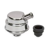 Moroso Oil Separator/Breather - 3/4in Hose - Chrome thumbnail 1