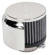 Moroso Filtered Valve Cover Breather - Clamp-On - Half Hood - 1-3/8in ID thumbnail 1