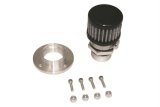 Moroso Non-Weld Valve Cover Breather Kit - Black Finish thumbnail 1