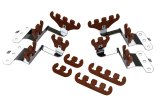 Moroso Chevrolet Small Block Ignition Wire Loom Kit - Centerbolt - 7-9mm - Red thumbnail 1