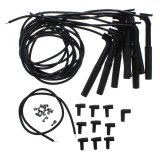 Moroso Universal/Hemi/BAE-AJPE Ignition Wire Set - Ultra 40 - Unsleeved - Long Handle - Black thumbnail 1
