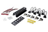 Moroso Toggle Switch Panel - Dash Mount - 2in x 5.5in - Five On/Off Switches thumbnail 3