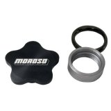 Moroso Universal Filler Cap Kit - 1-3/8-12 - Aluminum Bung - Black Anodized thumbnail 1
