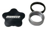 Moroso Universal Filler Cap Kit - 1-3/8-12 - Aluminum Bung - Black Anodized thumbnail 2