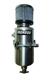 Moroso Breather Tank/Catch Can -6An Male Fitting - Aluminum thumbnail 3
