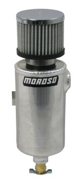 Moroso Breather Tank/Catch Can - 1/2in NPT Female Fitting - Roll Bar Mount - Aluminum thumbnail 2