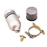 Moroso Breather Tank/Catch Can -12An Male Fitting - Aluminum thumbnail 2