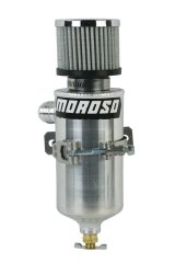 Moroso Breather Tank/Catch Can -12An Male Fitting - Aluminum thumbnail 5