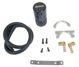 Moroso Universal Air/Oil Separator Catch Can - Small Body w/o Drain - Billet Aluminum - Black Finish thumbnail 1
