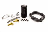 Moroso Universal Air/Oil Separator Catch Can - Small Body w/o Drain - Billet Aluminum - Black Finish thumbnail 3