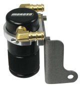 Moroso 06-Up Dodge Charger/Challenger 6.1L Air/Oil Separator Catch Can - Billet Aluminum - Black thumbnail 3