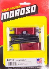 Moroso 65-82 GM 12 Bolt (w/Straps) U-Joint Girdle - Red Anodized - Set thumbnail 3