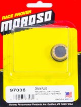 Moroso Drain Plug w/O-Ring -8An 3/4in-16 - Magnetic - Single thumbnail 3