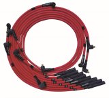 Moroso Chrysler Mopar 361/383/400/440 Str Plug Boots Non-HEI Sleeved Ultra Spark Plug Wire Set - Red thumbnail 1