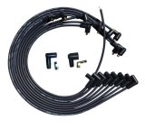 Moroso SBC Under Header 90 Deg Plug 90 Deg Non-HEI Unsleeved Ultra Spark Plug Wire Set - Black thumbnail 3