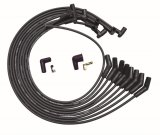 Moroso BBC Under Header 135 Deg Plug End HEI Dist Unsleeved Ultra Spark Plug Wire Set - Black thumbnail 1