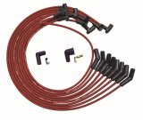 Moroso BBC Under Header 135 Plug Boots HEI Ultra Spark Plug Wire Set - Red thumbnail 3