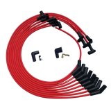Moroso SBC Under Header 135 Deg Plug HEI Ultra Spark Plug Wire Set - Red thumbnail 2