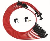 Moroso SBC Under Header 135 Deg Plug HEI Ultra Spark Plug Wire Set - Red thumbnail 3