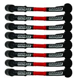 Moroso 9.75in Long Coil On Plug Sleeved Ultra Spark Plug Wire Set - Red thumbnail 4