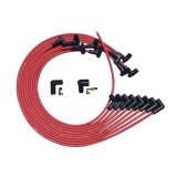Moroso SBC Under Header 90 Deg Plug HEI Ultra Spark Plug Wire Set - Red thumbnail 2