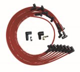 Moroso SBC Under Header 90 Deg Plug HEI Ultra Spark Plug Wire Set - Red thumbnail 3
