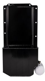 Moroso GM LS Early F-Body (Road Race) Spin-On Filter Drain Back Rear Sump Steel Oil Pan - Black thumbnail 4