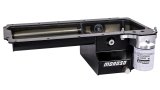 Moroso GM LS Early F-Body (Road Race) Spin-On Filter Drain Back Rear Sump Steel Oil Pan - Black thumbnail 5